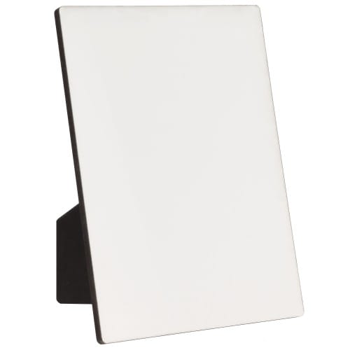 Panneau ChromaLuxe épais avec chevalet 13 x 18 cm - épaisseur 6,35mm - Blanc brillant