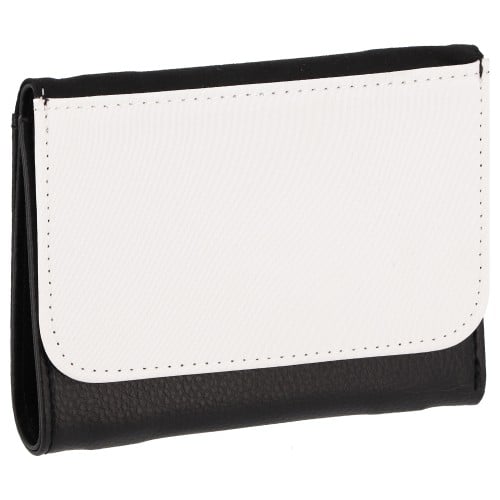 Porte-monnaie TECHNOTAPE simili cuir noir - Dim. 10,3x13,8cm