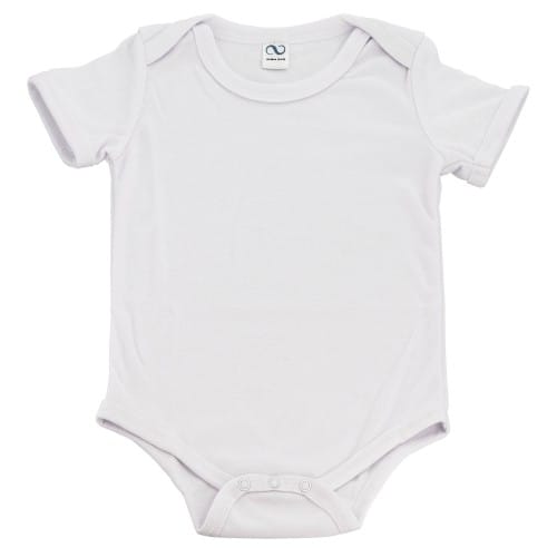 Body enfant en coton blanc 62/68cm - 3/6 mois