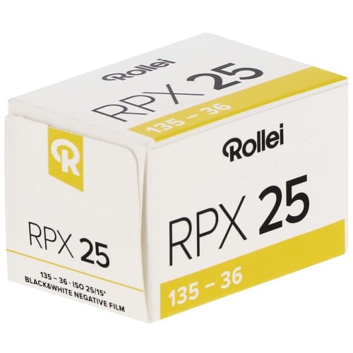 ROLLEI - Film noir et blanc RPX 25 Format 135 - 36 poses - Vendu par 10