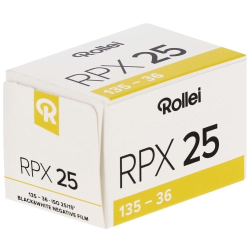 ROLLEI - Film noir et blanc RPX 25 Format 135 - 36 poses