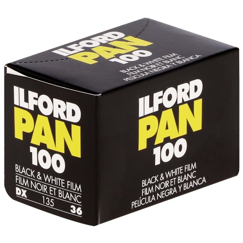 ILFORD - Film noir et blanc PAN 100 Format 135 - 36 poses - Vendu par 10
