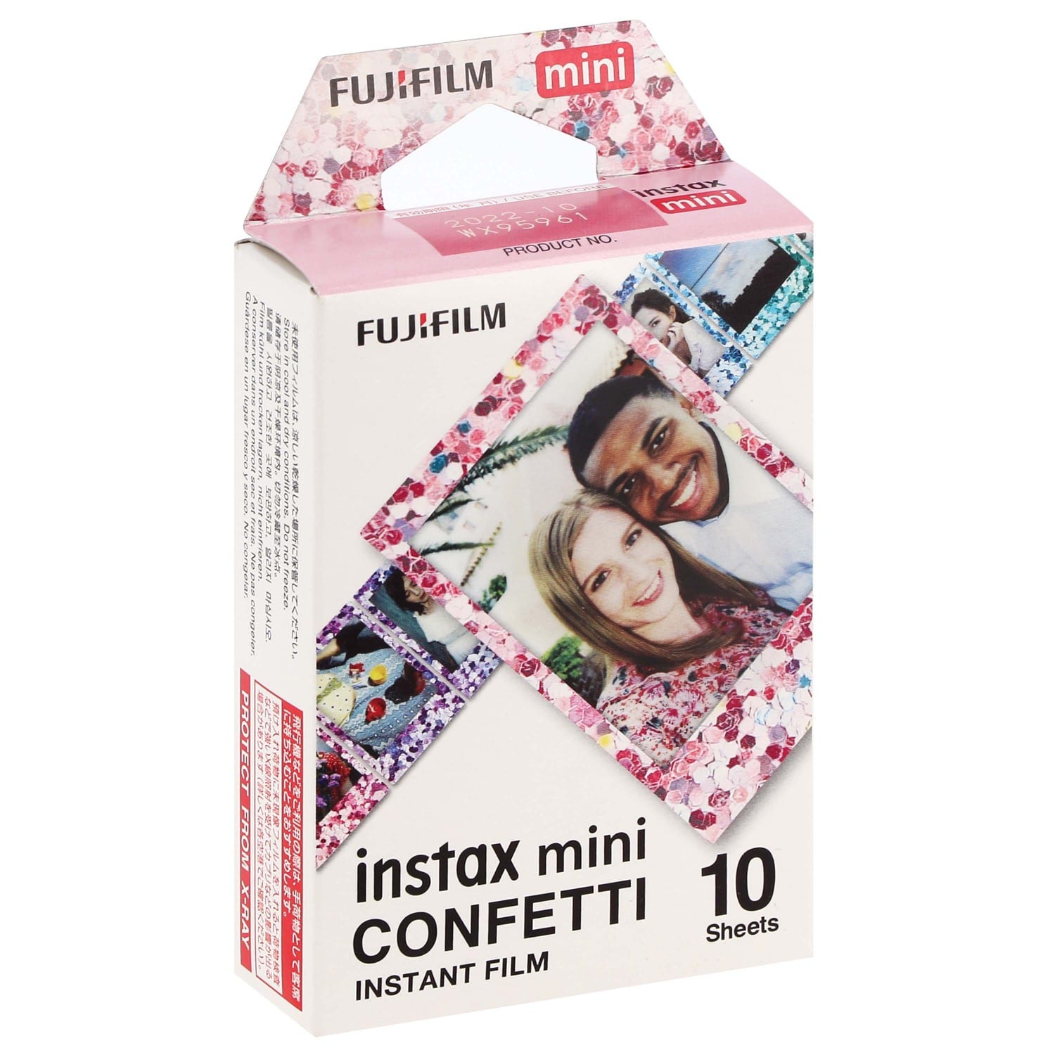 FUJIFILM Papier photo instantané - Films Instax Mini - Rainbow - 10  feuilles pas cher 