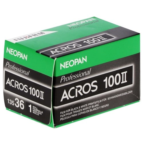 FUJI - Film noir et blanc NEOPAN ACROS 100 II Format 135 - 36 poses - Vendu par 10