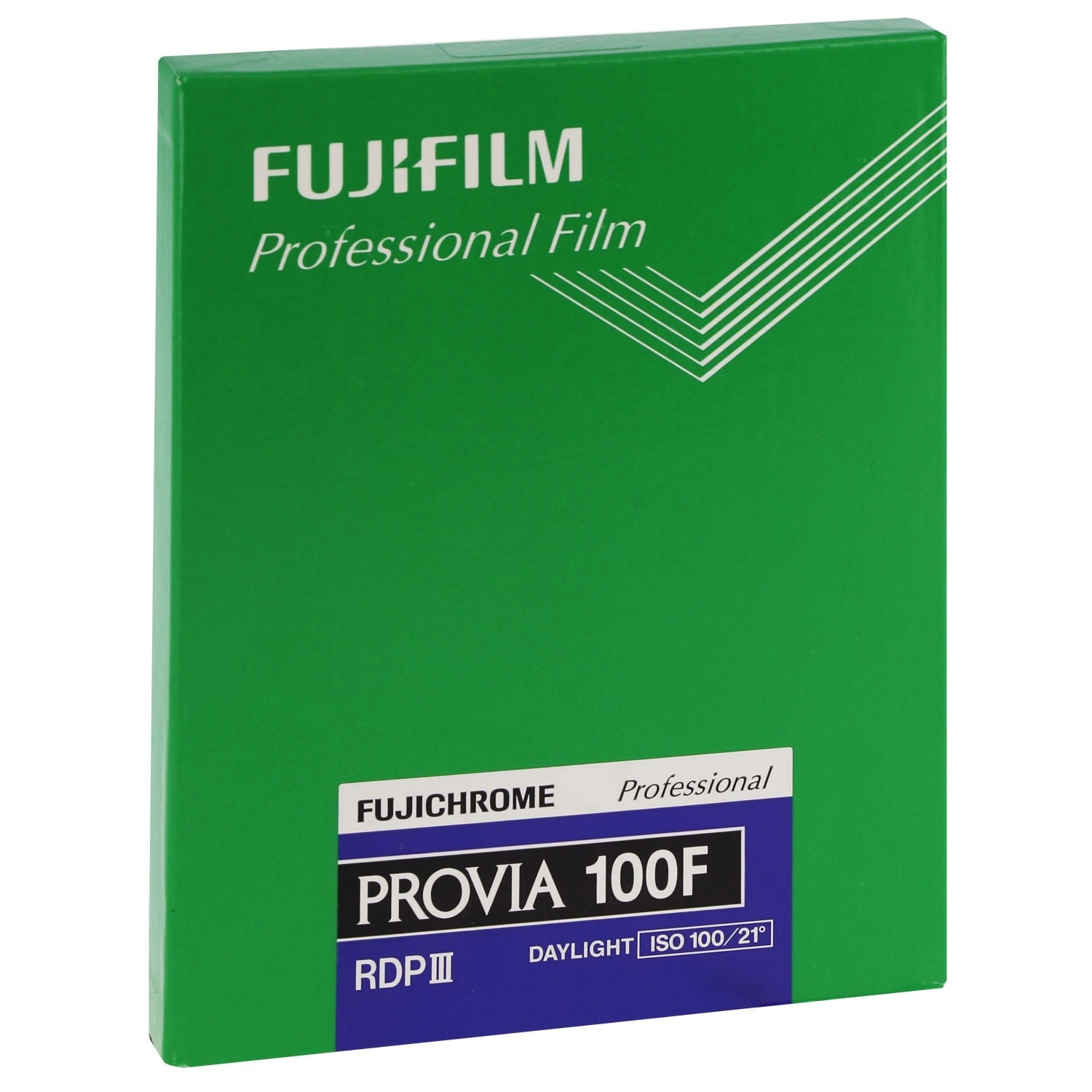 Film inversible FUJI couleur PROVIA 100F RDP III Format 4x5 inch - 20 feuilles - à l'unité