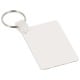 Porte-clefs UNISUB plastique - Forme rectangle, recto-verso - Dim. 40,6x57,15mm (Ep. 1,14mm)