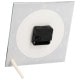 verre ronde 20cm - Aiguilles noires et rouges pour sublimation