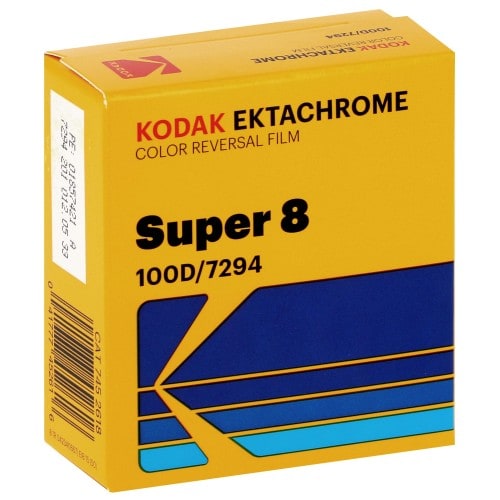 KODAK - Film cinéma inversible EKTACHROME 100D Format Super 8 - Longueur 15,25m - à l'unité