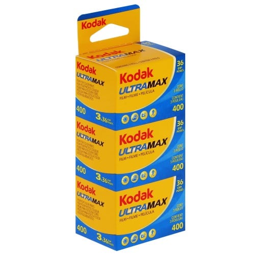 KODAK - Film couleur Ultra 400 iso 135/36P Tripack
