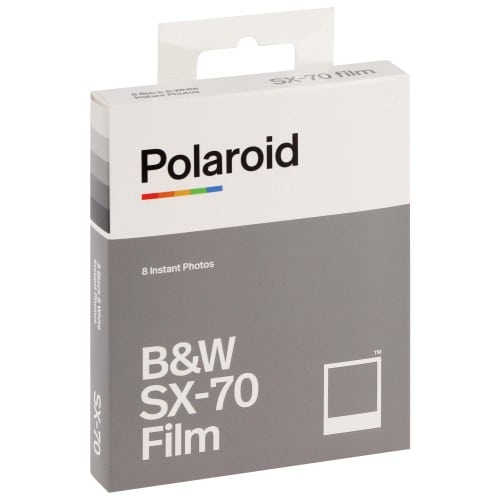 POLAROID ORIGINALS - Film instantané pour POLAROID SX70 - 8 photos - noir et blanc