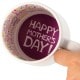 Mug blanc 330ml intérieur ''Happy Mother''s Day !'' pour sublimation *