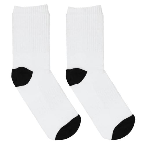 Paire de chaussettes blanches en polyester - Taille 42/47