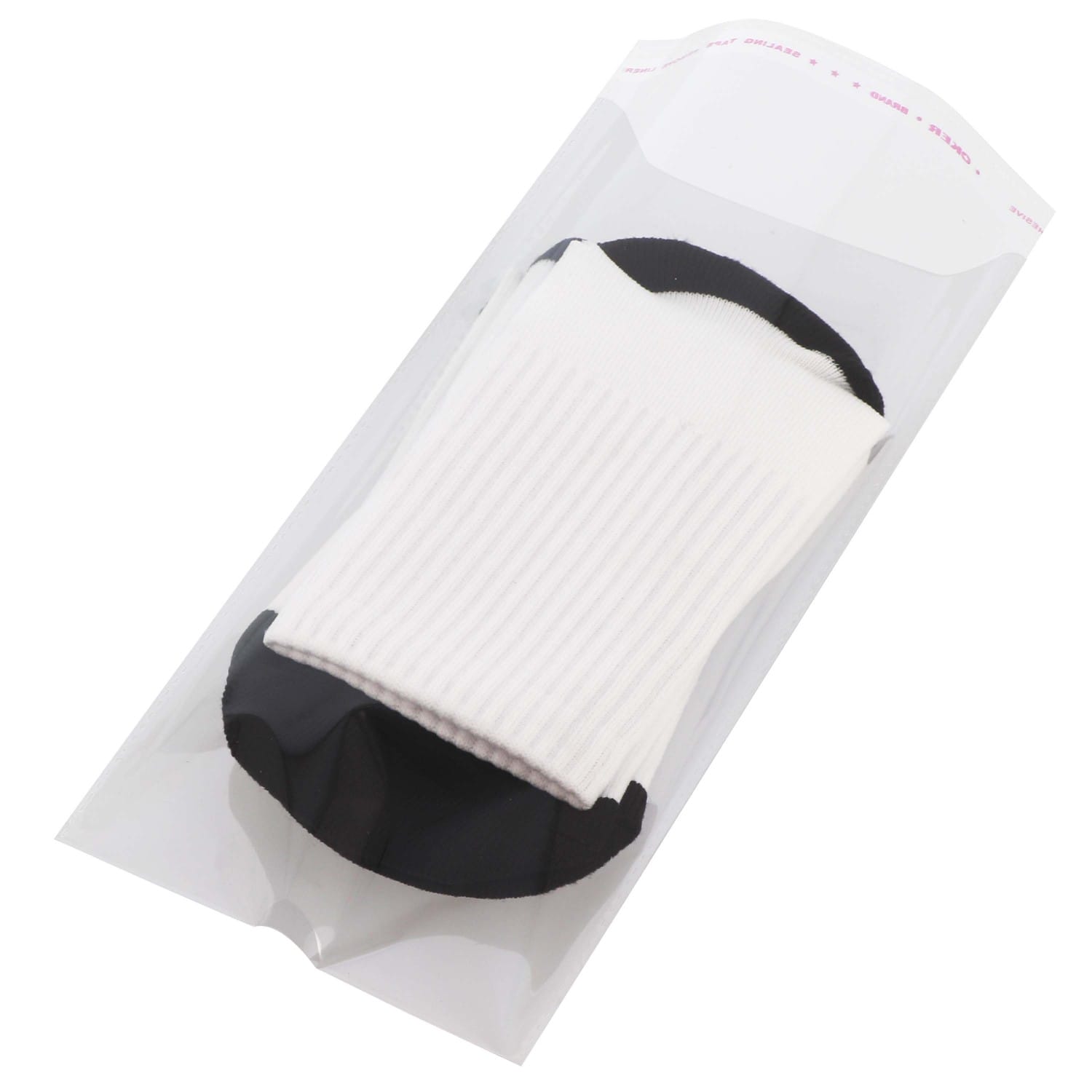 Chaussettes noires - Texte blanc - 39-42