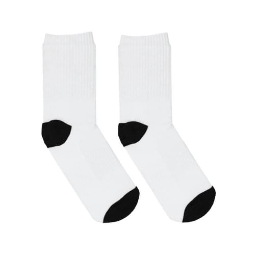 Paire de chaussettes blanches en polyester - Taille 37/39