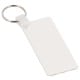 Porte-clefs UNISUB plastique - Forme rectangle, recto-verso - Dim. 31,7x76,2mm (Ep. 2,29mm)