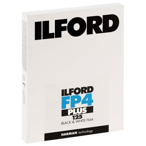 ILFORD - Film noir et blanc FP4 PLUS 125 Format 4x5 inch - 25 feuilles