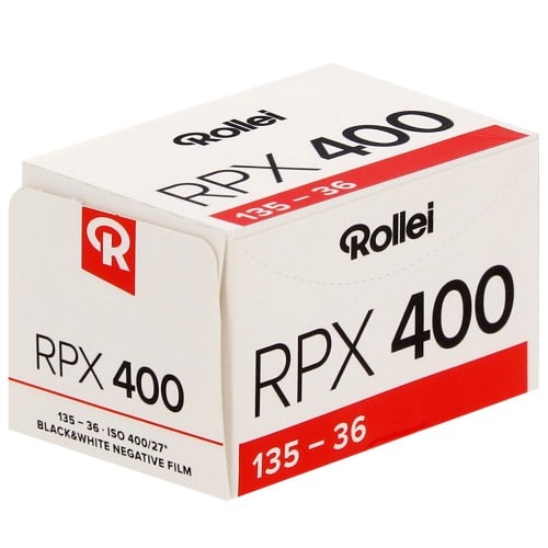 ROLLEI - Film noir et blanc RPX 400 - Format 135 - 36 poses