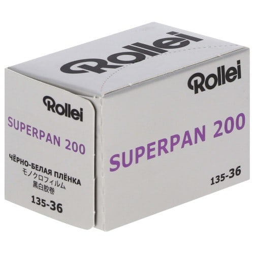 ROLLEI - Film noir et blanc SUPERPAN 200 Format 135 - 36 poses - Vendu par 10