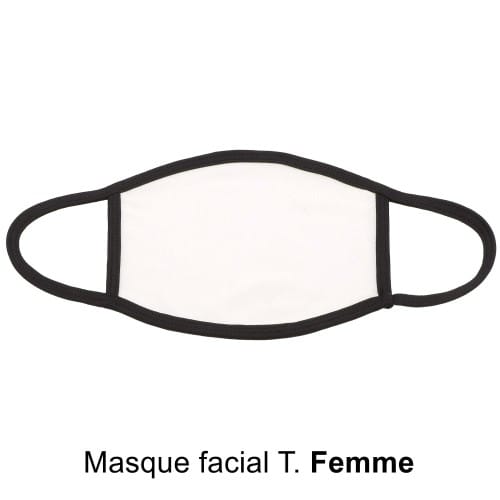Masque facial Femme pour sublimation à l'unité (sans filtre)