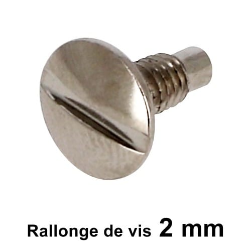 Vis / Rallonge 2mm pour album rechargeable