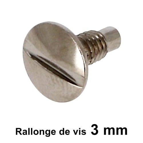 Vis / Rallonge 3mm pour album rechargeable