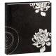 pochettes avec mémo GRINDY - 100 pages blanches - 200 photos - Couverture Noire