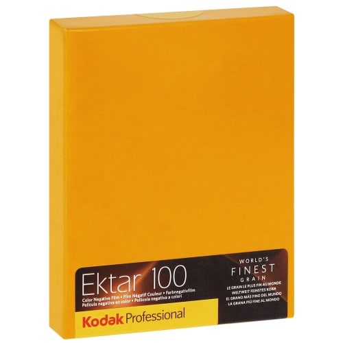 KODAK - Film couleur EKTAR 100 Format 4x5 inch - 10 feuilles - à l'unité