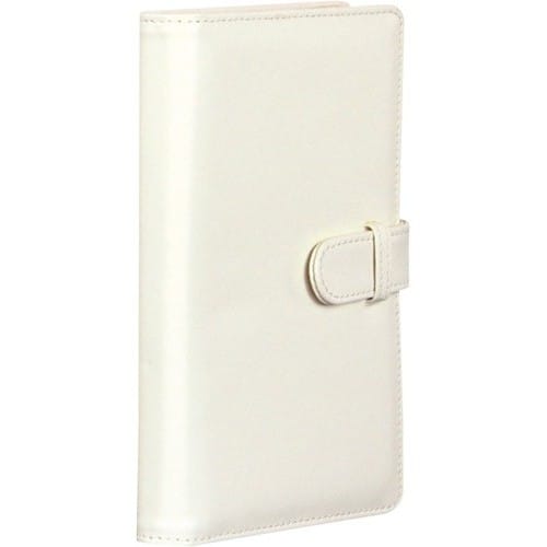 FUJI - Mini album pochettes pour Instax Mini - 40 pages - 120 photos - Couverture Blanc cassé 20x12cm