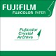 Papier argentique FUJI Crystal Archive Suprême Brillant - marqué au dos - 20,3cm x 80m - Carton de 2 rouleaux