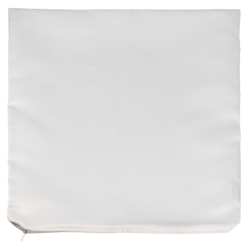 Housse de coussin blanche - Forme carré - 100% polyester sensation coton - Dim. 45x45cm (à utiliser avec réf. TSPS010)