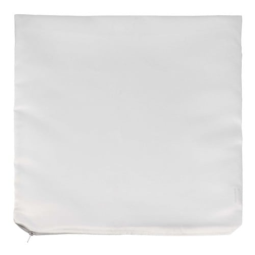 Housse de coussin blanche - Forme carré - 100% polyester sensation coton - Dim. 40x40cm (à utiliser avec réf. TSPS260)