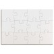 Puzzle bois 12pcs 18x26cm pour sublimation (à l''unité)