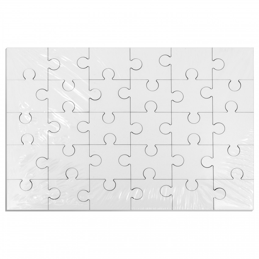 Puzzle UNISUB Unisub forme rectangle - Bois - Dim. 17,5x25cm - 30 pièces