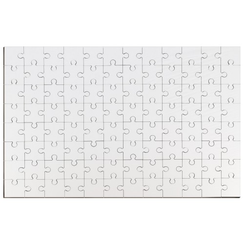 Puzzle forme rectangle - Bois - Dim. 25x36cm - 96 pièces