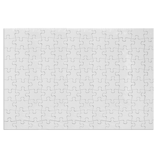 Puzzle TECHNOTAPE forme rectangle - carton blanc brillant - Dim. 19,5x28cm - 120 pièces