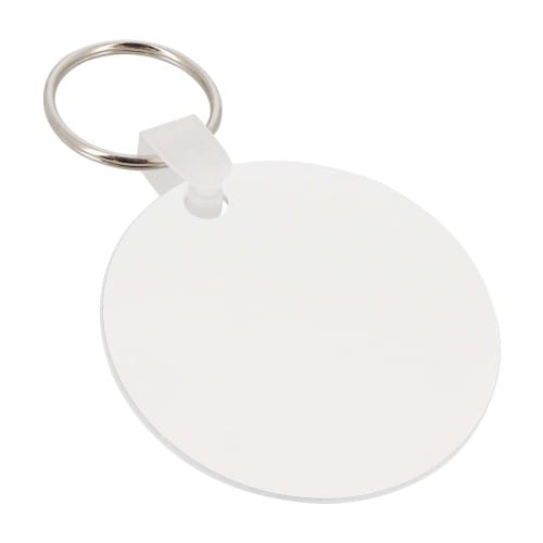 Porte-clefs UNISUB plastique - Forme rond, recto-verso - Diamètre 63,5mm (Ep. 2,29mm)