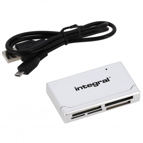 INTEGRAL - Lecteur carte mémoire multi-cartes 19 formats - USB 2.0