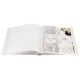 traditionnel Mariage GLAMOUR - 60 pages blanches + 2 pages illustrées + feuillets cristal - 360 photos - Couverture Blanche 33x3