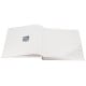 traditionnel Mariage GLAMOUR - 60 pages blanches + 2 pages illustrées + feuillets cristal - 360 photos - Couverture Blanche 33x3