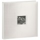traditionnel Mariage GLAMOUR - 60 pages blanches + 2 pages illustrées + feuillets cristal - 360 photos - Couverture Blanche 33x3