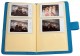 Mini album photo FUJI pochettes Simili cuir Bleu 120 vues / 3 vues par page - Pour Instax Mini