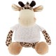 Girafe + T-shirt blanc - Hauteur 23cm