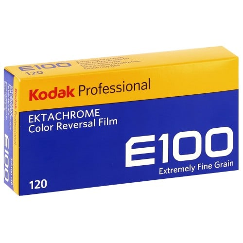 KODAK - Film inversible couleur EKTACHROME E100 Format 120 - Pack de 5
