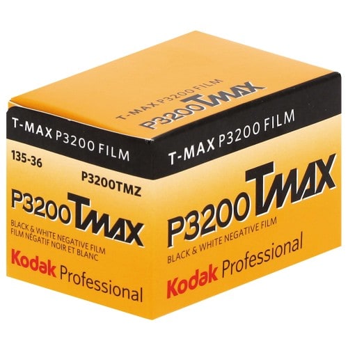 KODAK - Film noir et blanc TMAX 3200 Format 135 - 36 poses - Vendu par 10