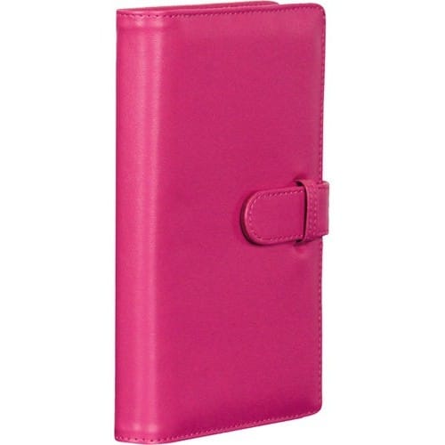 FUJI - Mini album pochettes pour Instax Mini - 40 pages - 120 photos - Couverture Rose 20x12cm