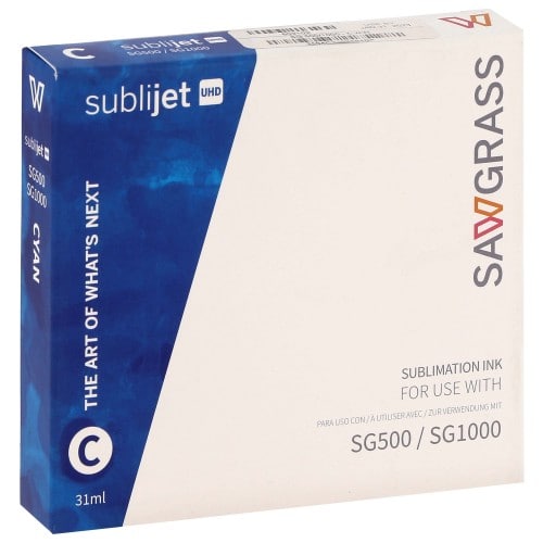 SubliJet-UHD - Cyan 31ml - pour Sawgrass SG500 et SG1000