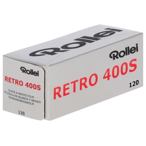 ROLLEI - Film noir et blanc RETRO 400S - Format 120 - à l'unité