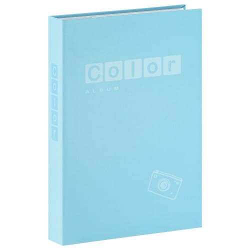 ZEP - Album photo à pochettes avec mémo COLOR - 100 pages blanches - 300 photos - Couverture Bleue 22,5x32,5cm