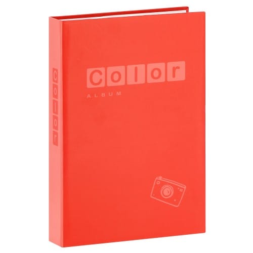 ZEP - Album photo à pochettes avec mémo COLOR - 100 pages blanches - 300 photos - Couverture Rouge 22,5x32,5cm