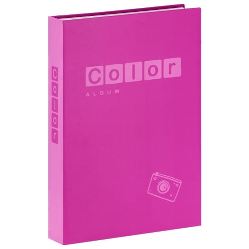 ZEP - Album photo à pochettes avec mémo COLOR - 100 pages blanches - 300 photos - Couverture Violette 22,5x32,5cm